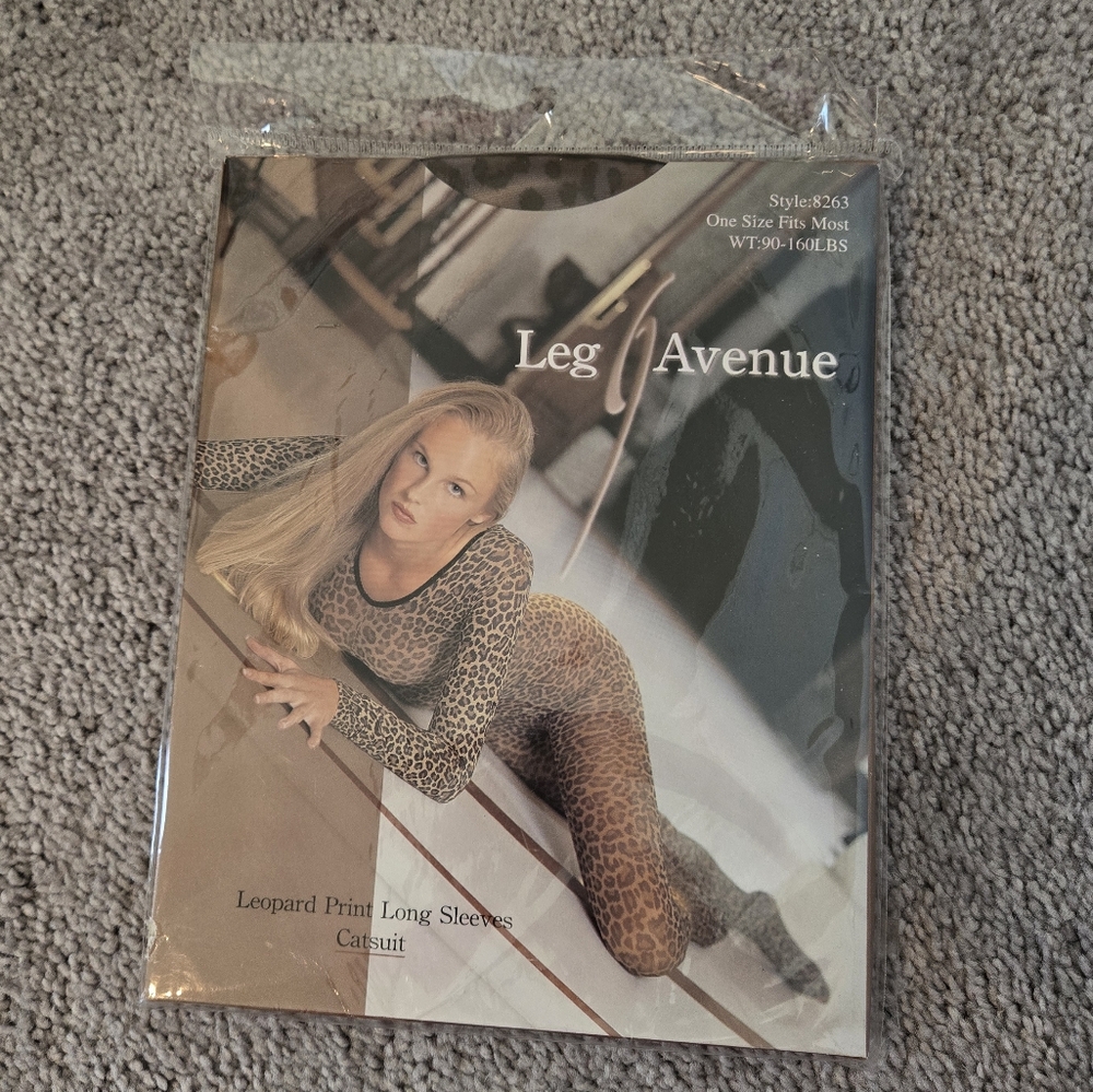 Leg Avenue Animal Print Catsuit
